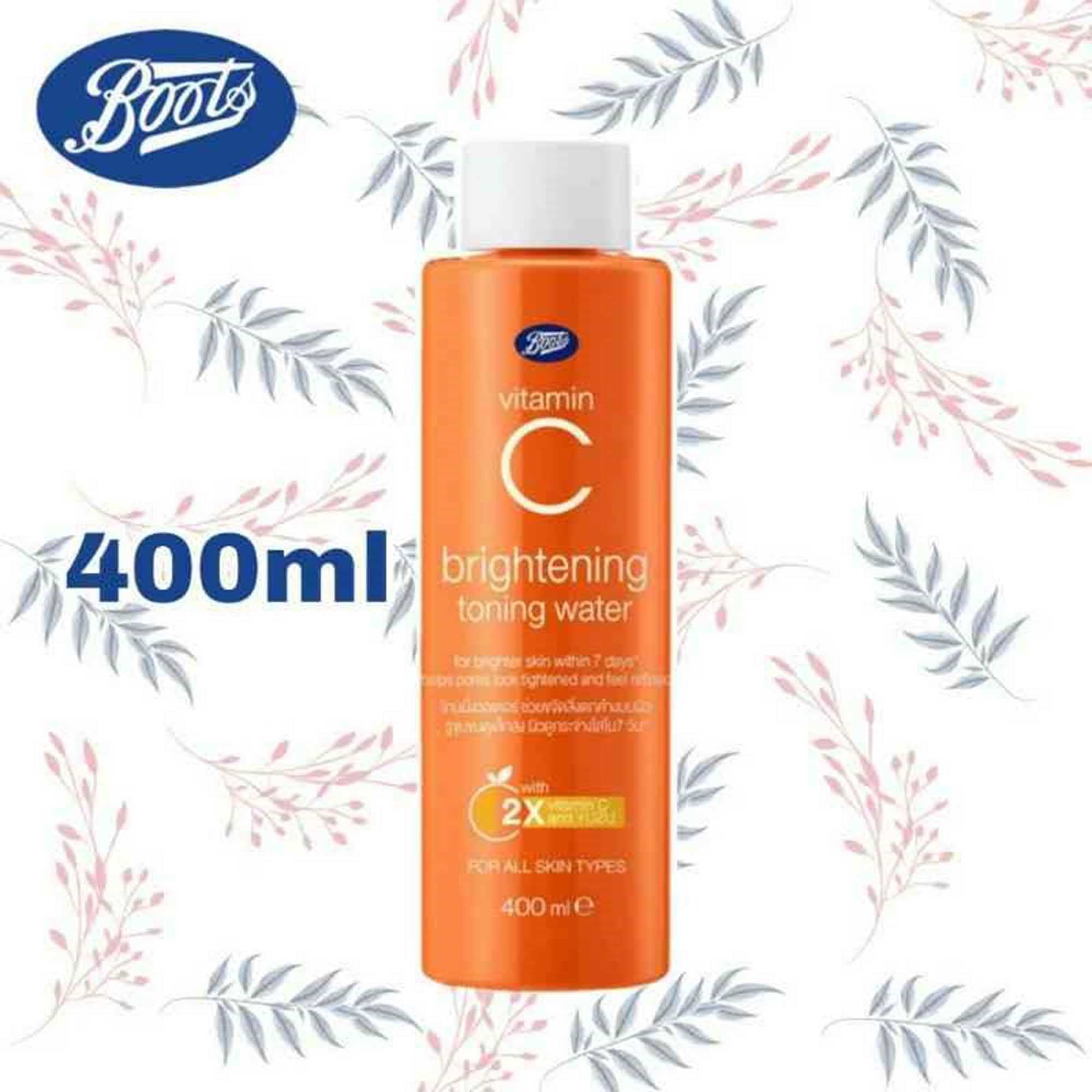BOOTS VITAMIN C BRIGHTENING TONING WATER 400ml