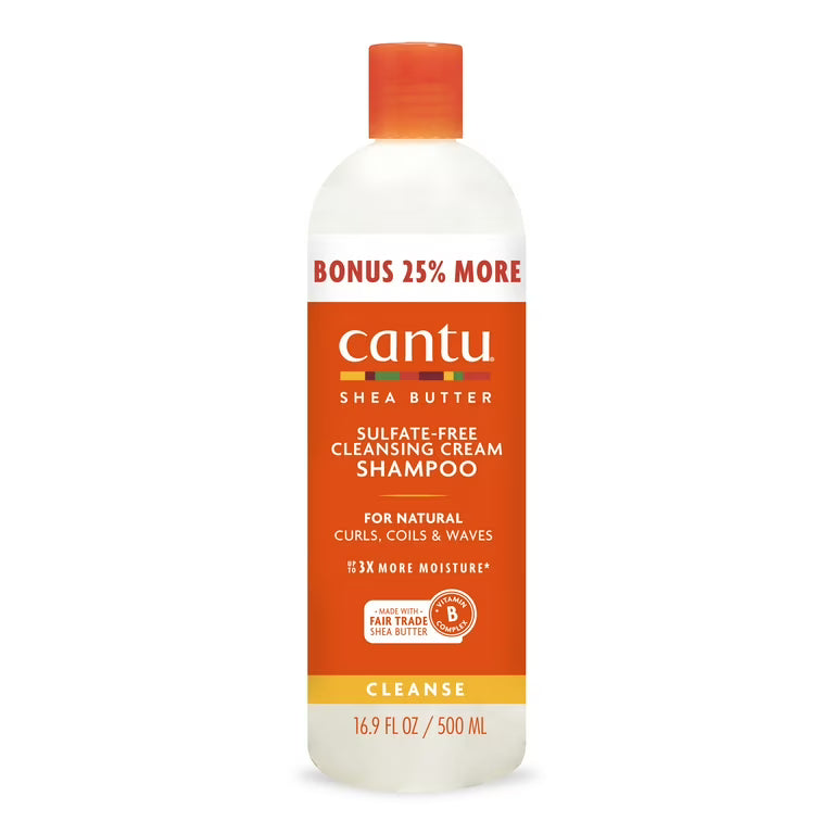 CANTU FOR NATURAL HAIR SULFATE FREE CLEANSING CREAM SHAMPOO