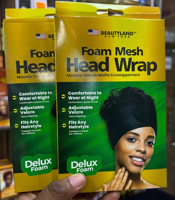 BEAUTYLAND FOAM MESH HEAD WRAP