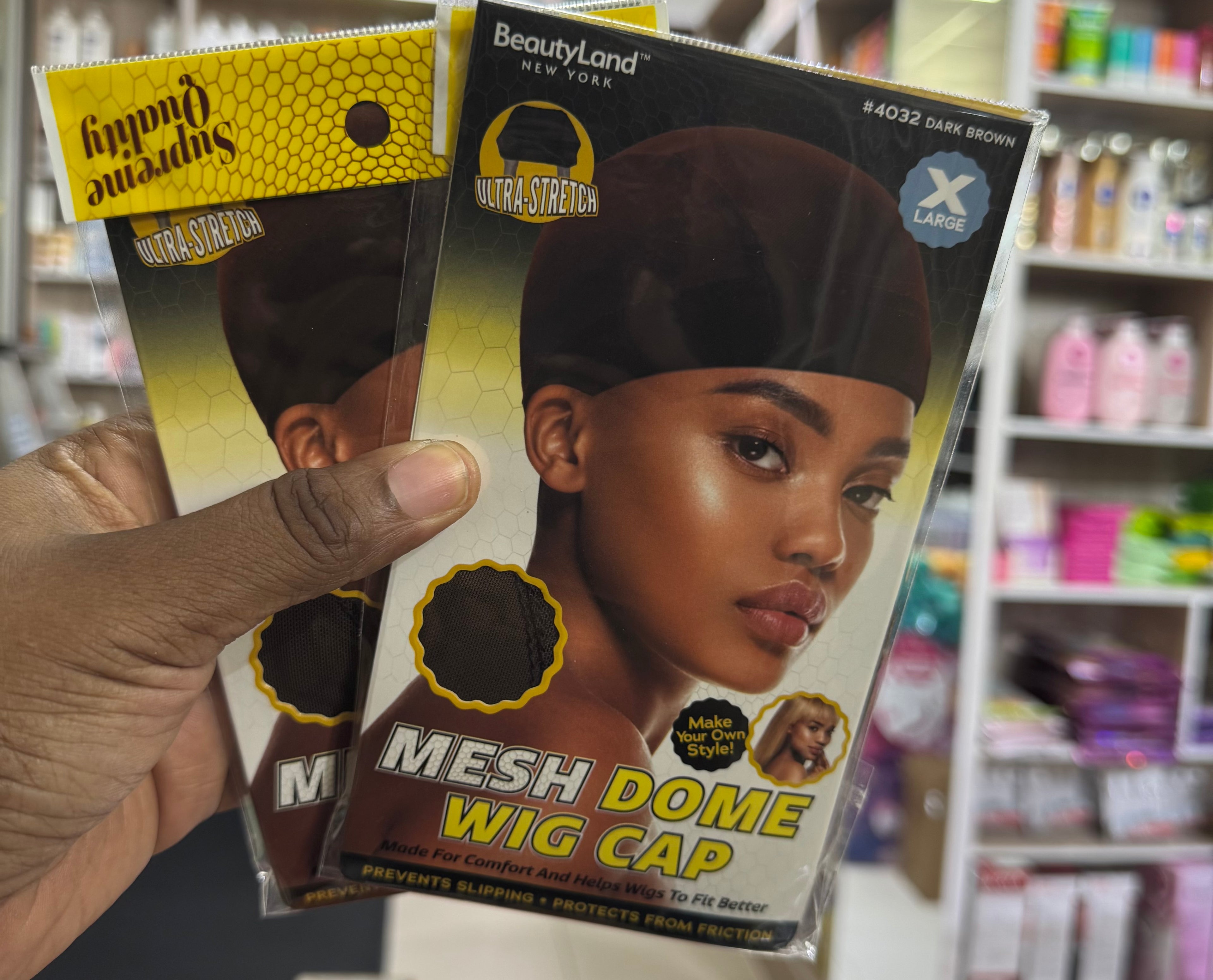 BEAUTYLAND MESH DOME WIG CAP (X LARGE)