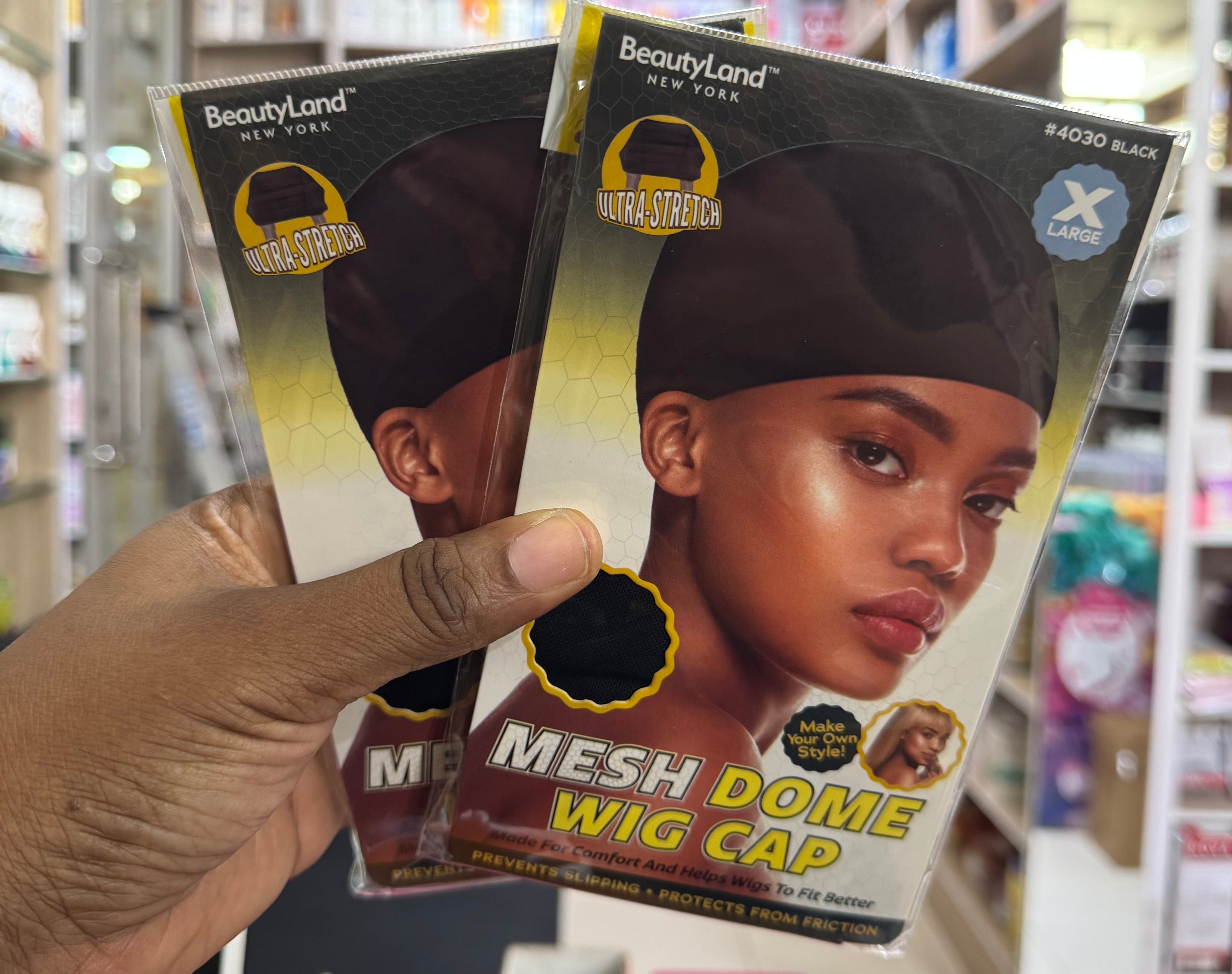 BEAUTYLAND MESH DOME WIG CAP (X LARGE)