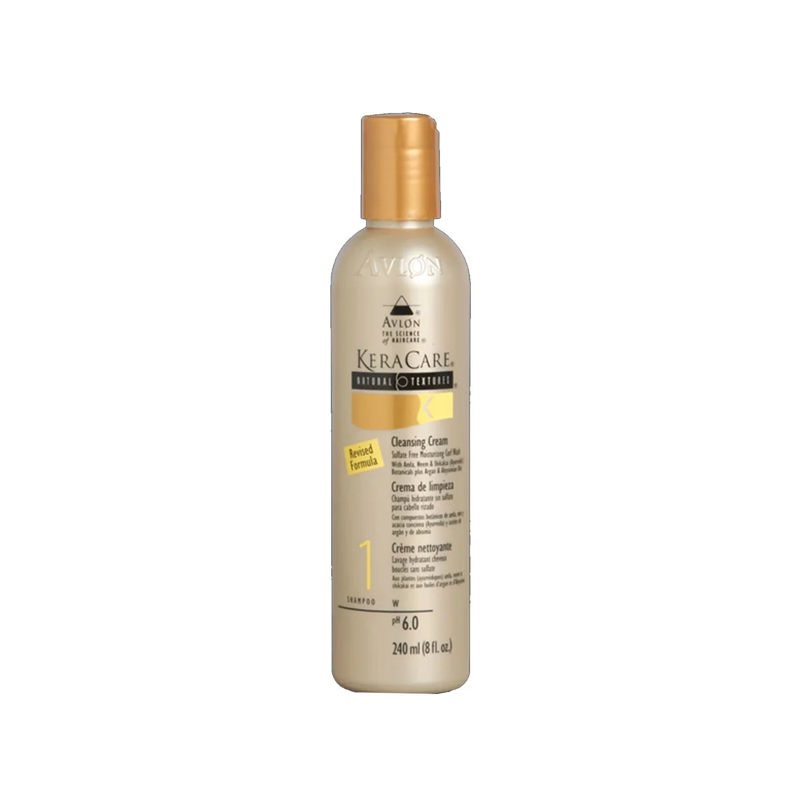 KERACARE NATURAL TEXTURES CLEANSING CREAM - SHAMPOO 240ml/8oz