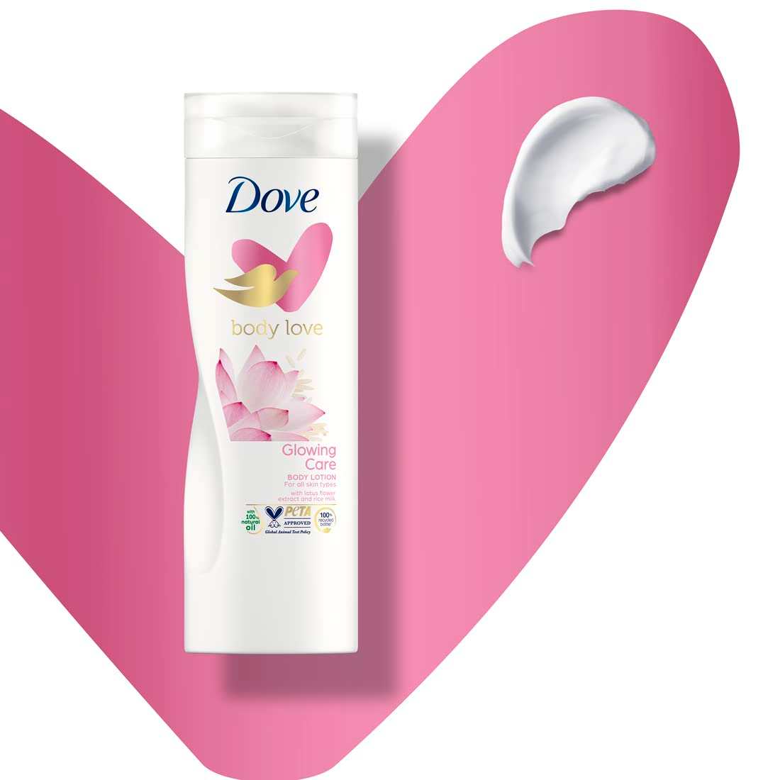 DOVE BODY LOVE GLOWING CARE BODY LOTION 400ml image 0