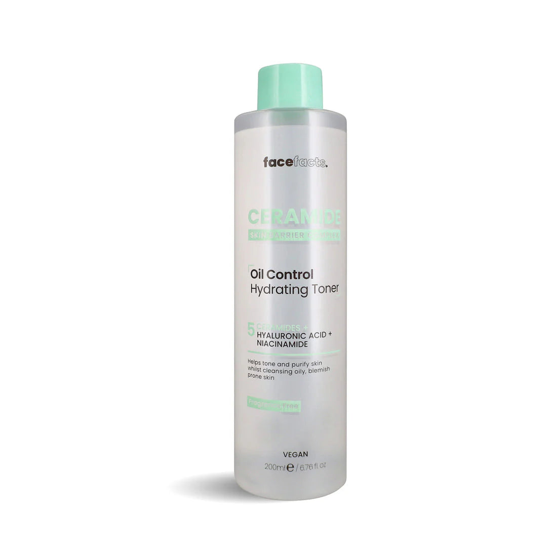 FACEFACTS CERAMIDE OIL CONTROL HYDRATING TONER 200ml/6.76oz image 0