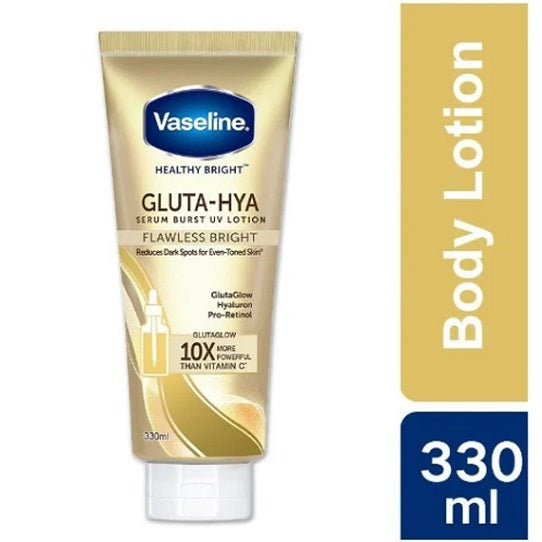 VASELINE GLUTA-HYA SERUM BURST UV LOTION FLAWLESS BRIGHT 330ml image 0