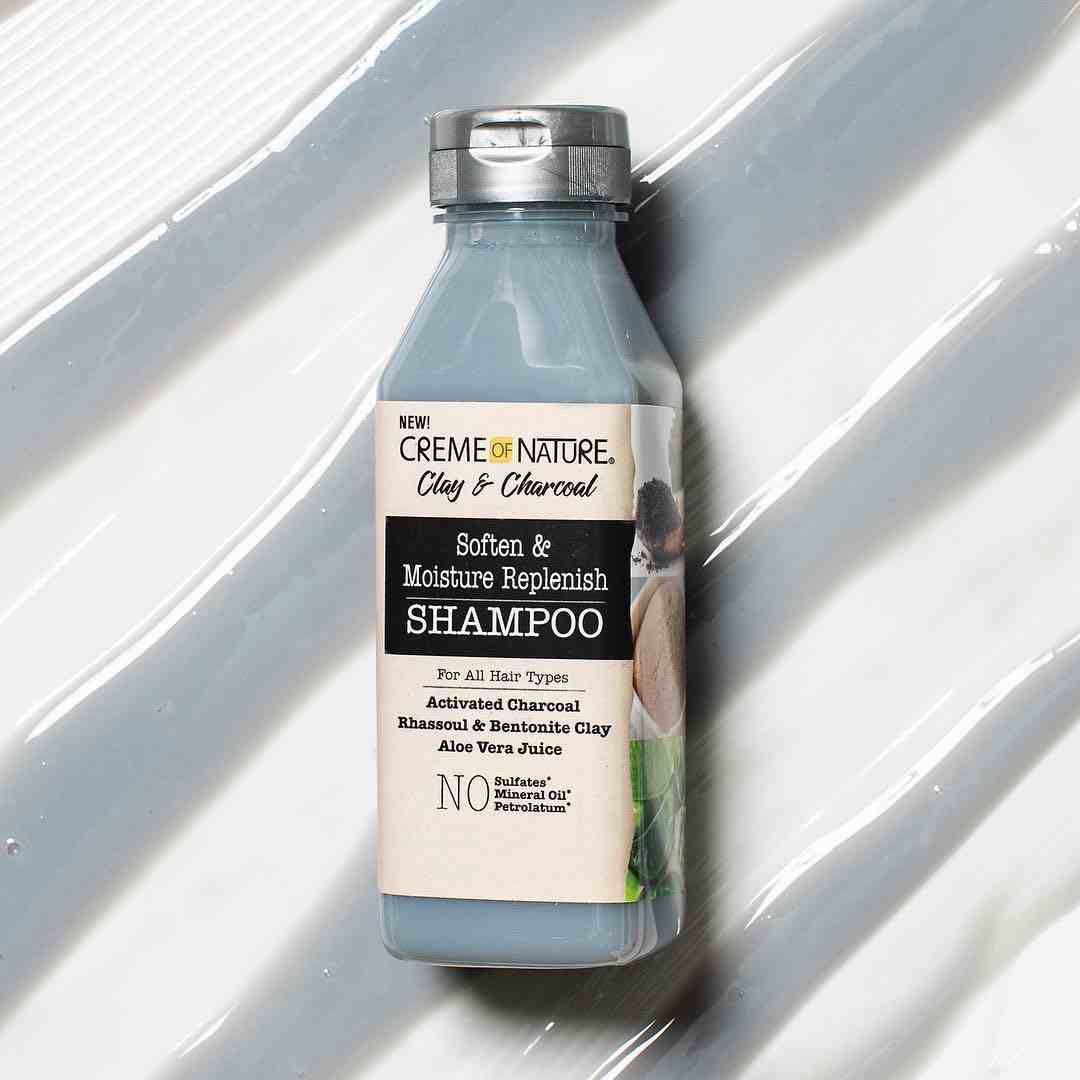 CREME OF NATURE CLAY & CHARCOAL SHAMPOO 12oz image 0