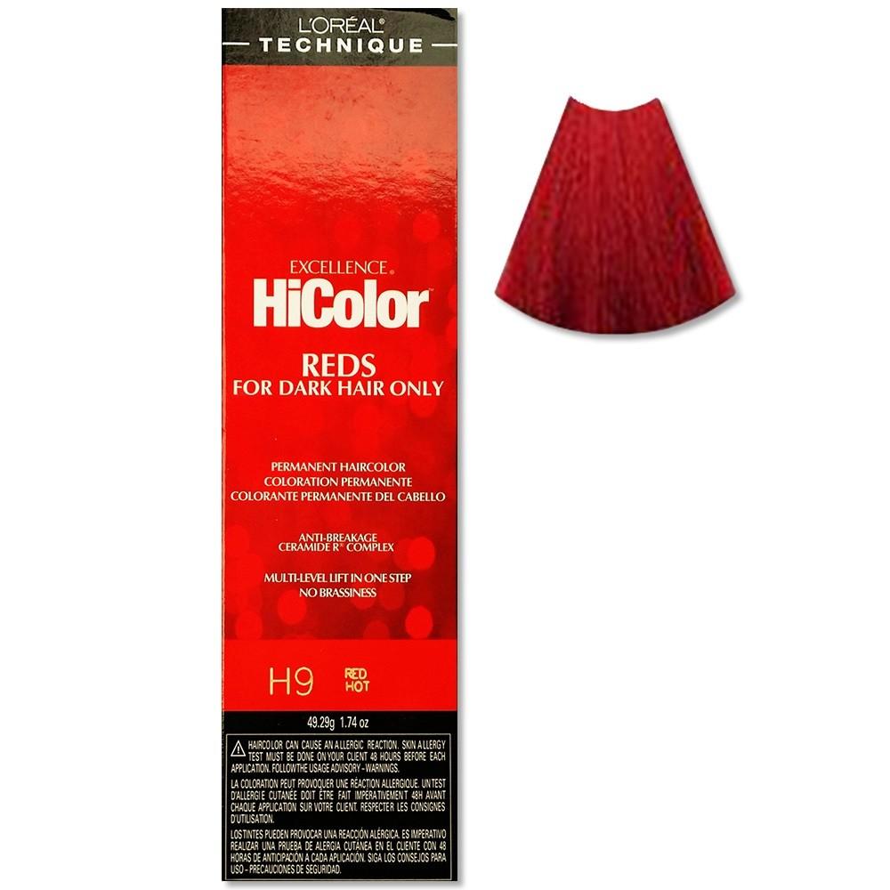 LOREAL HICOLOR REDS - H9 RED HOT 49.29g/1.74oz image 0