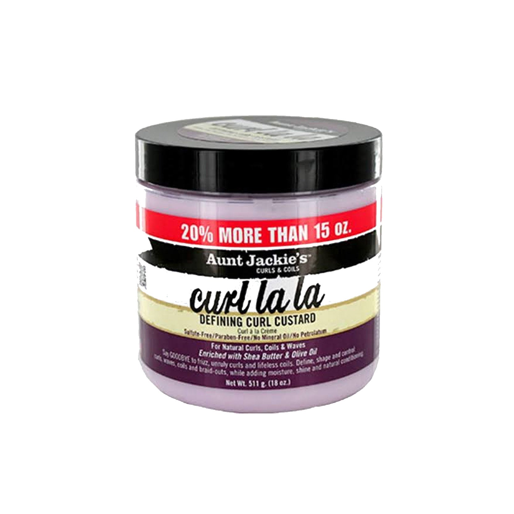 AUNT JACKIE’S CURL LA LA DEFINING CURL CUSTARD 511g/18oz