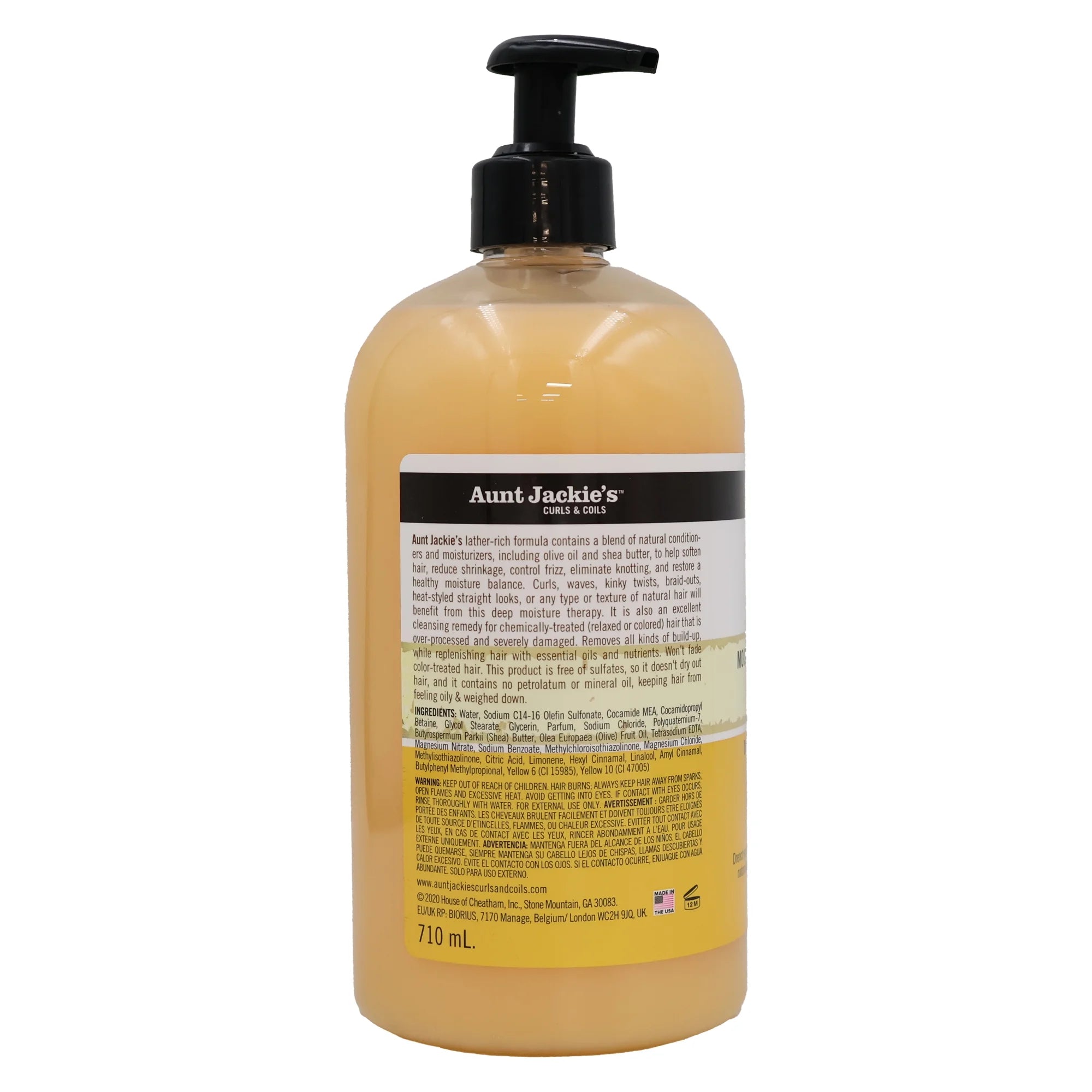 AUNT JACKIE’S OH SO CLEAN MOISTURIZING & SOFTENING SHAMPOO 710ml/24oz image 0