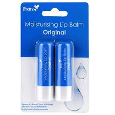 PRETTY MOISTURISING LIP BALM ORIGINAL 2x4.3g/0.15oz image 0