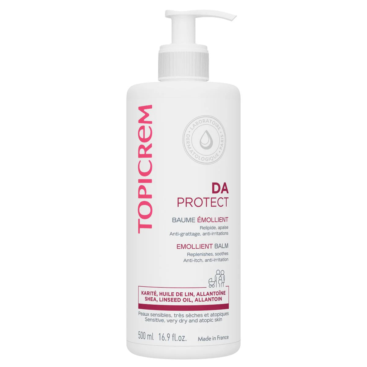 TOPICREM DA PROTECT EMOLLIENT BALM 500ml/16.9oz image 0