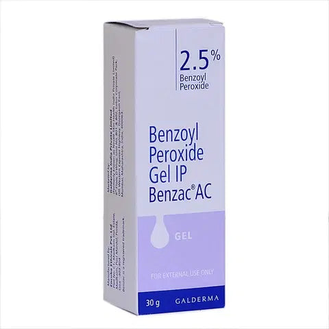 BENZOYL PEROXIDE GEL BENZAC 5% 30g