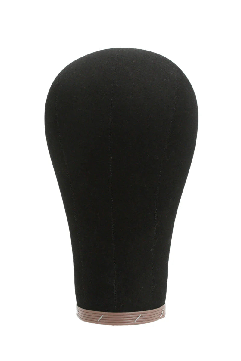CANVAS / BLOCK / WIG HEAD - HEAVY WEIGHT. PLEASE NOTE THAT DESIGN MAY VARY SLIGHTLY & COLORS SHIP OUT RANDOMLY