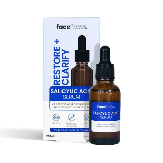 FACEFACTS RESTORE + CLARIFY SALICYLIC ACID SERUM 30ml/1.01oz image 0