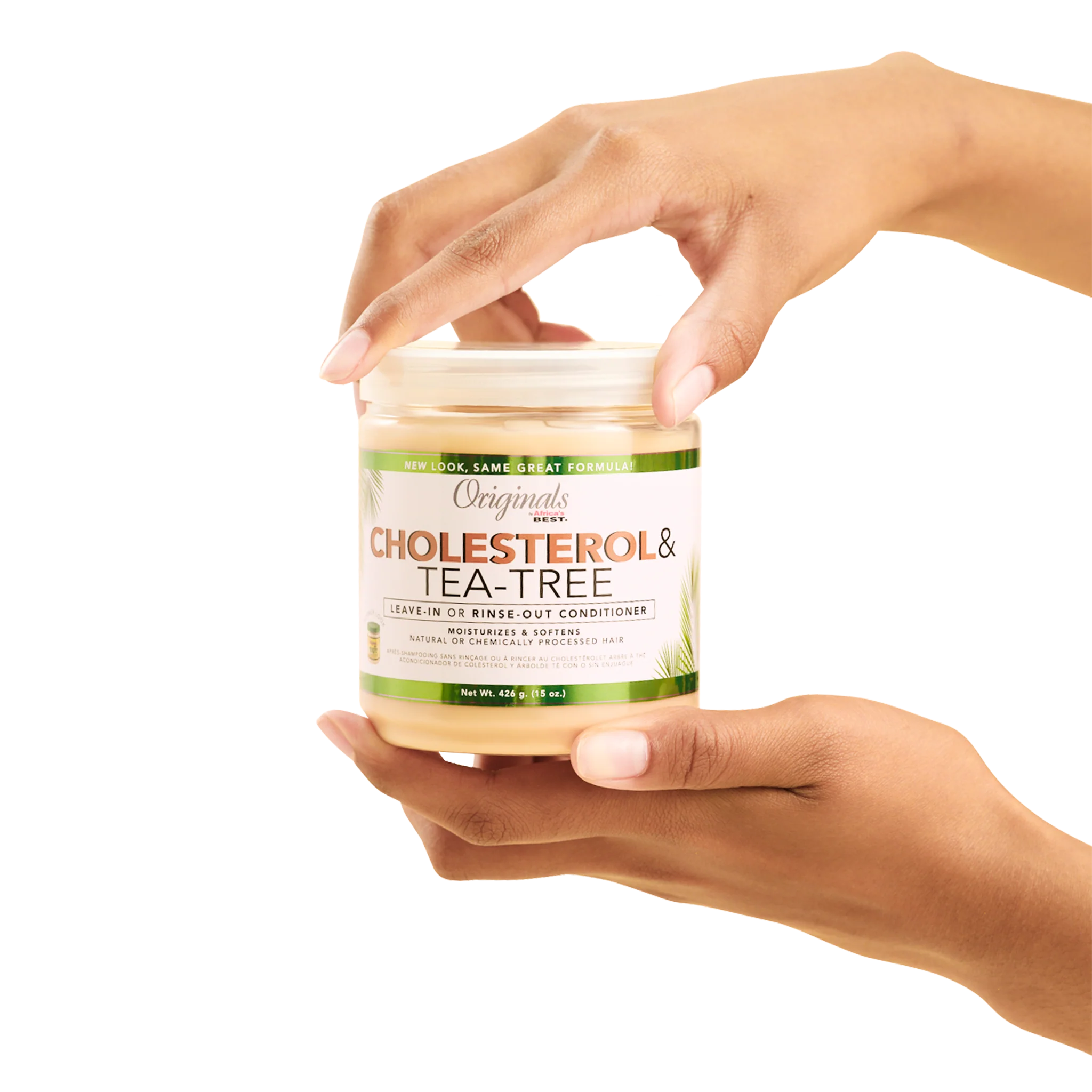 ORIGINALS BY AFRICA’S BEST CHOLESTEROL & TEA-TREE LEAVE-IN OR RINSE-OUT CONDITIONER 426g/15oz