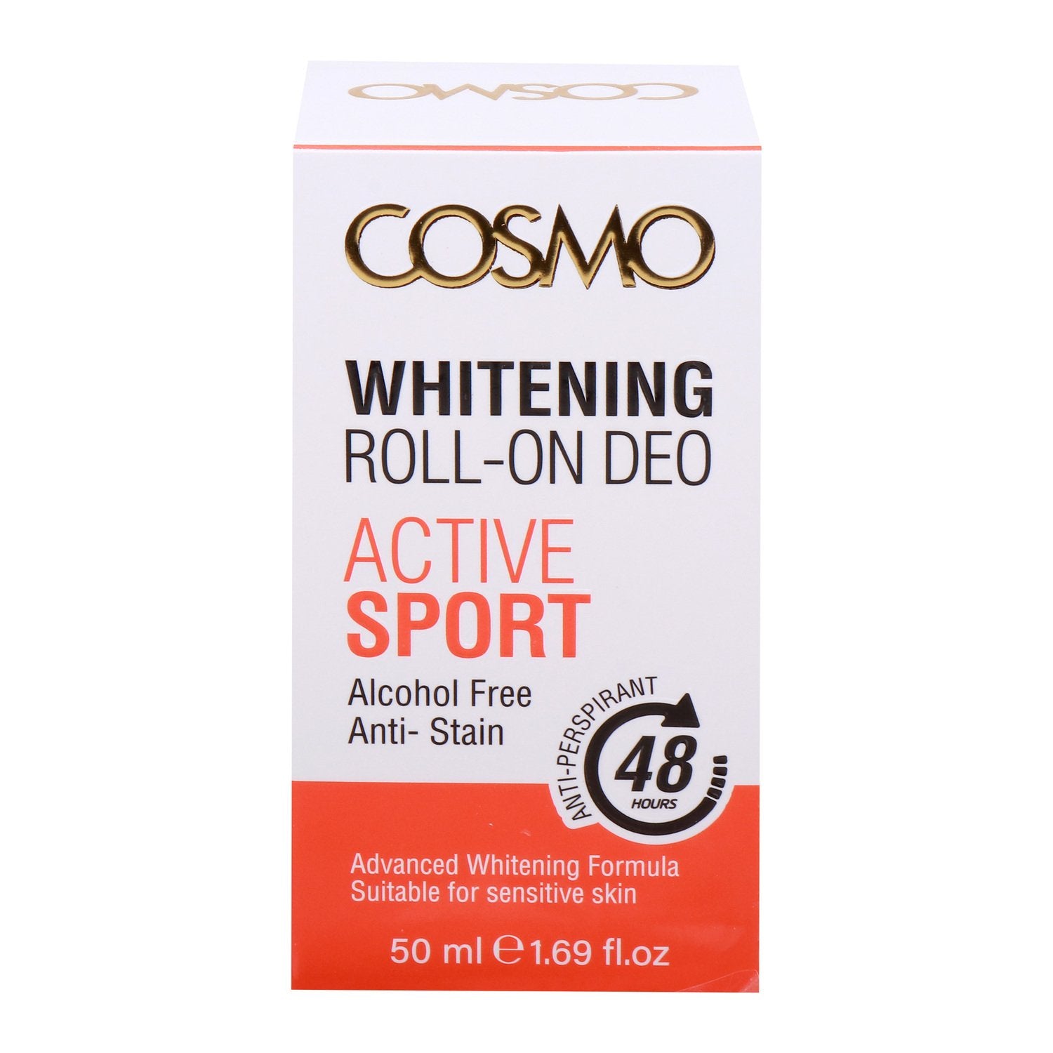 COSMO WHITENING ROLL-ON DEO - ACTIVE SPORT 50ml/1.69oz