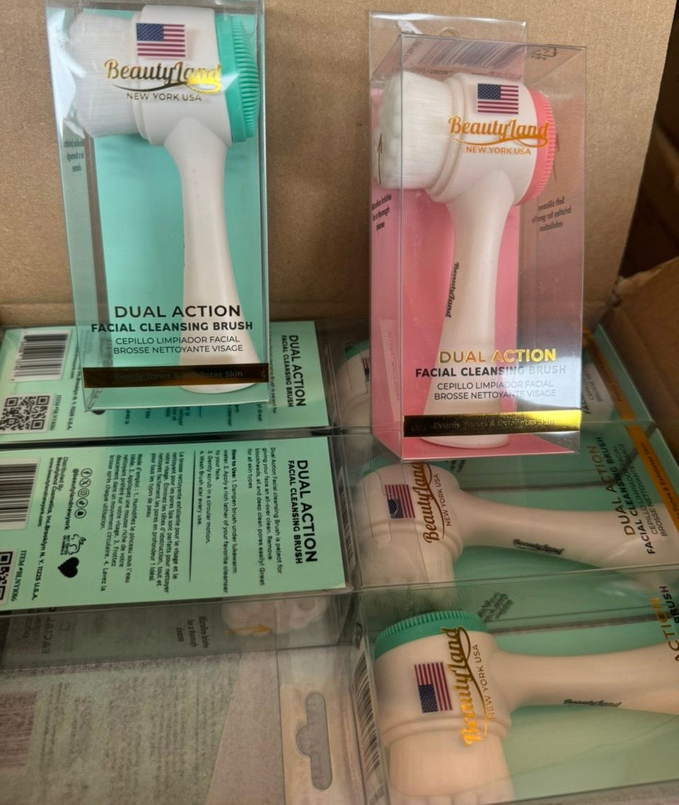 BEAUTYLAND DUAL ACTION FACIAL CLEANSING BRUSH