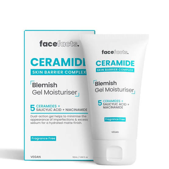 FACEFACTS CERAMIDE BLEMISH GEL MOISTURISER 50ml/1.69oz image 0