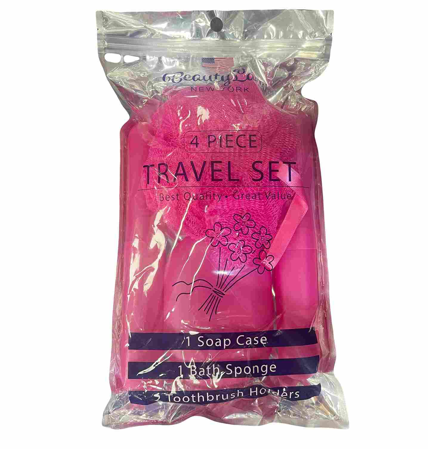 BEAUTYLAND 4 PIECE TRAVEL SET image 0