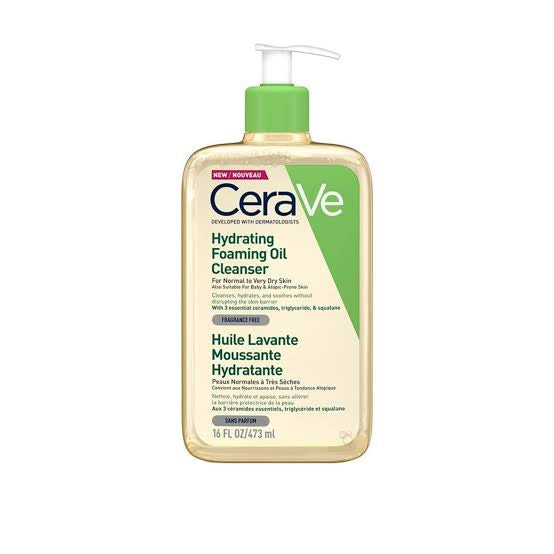 CERAVE HYDRATING FOAMING OIL CLEANSER 16oz/473ml image 0