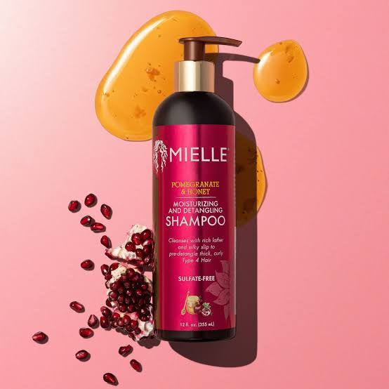MIELLE POMEGRANATE & HONEY MOISTURIZING & DETANGLING SHAMPOO 12oz/355ml image 0