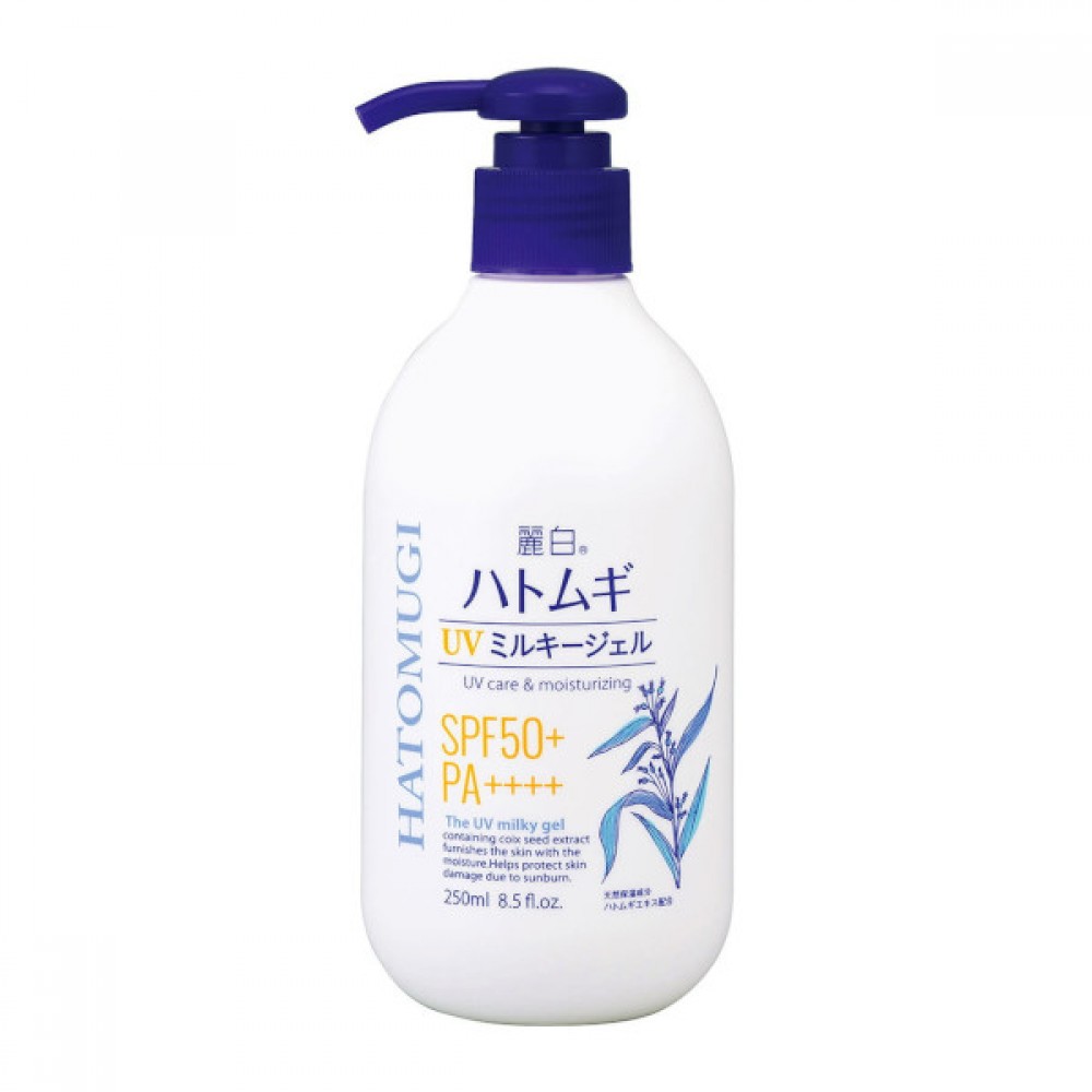 HATOMUGI UV CARE & MOISTURIZING SPF50+ PA++++ 250ml/8.5oz image 0