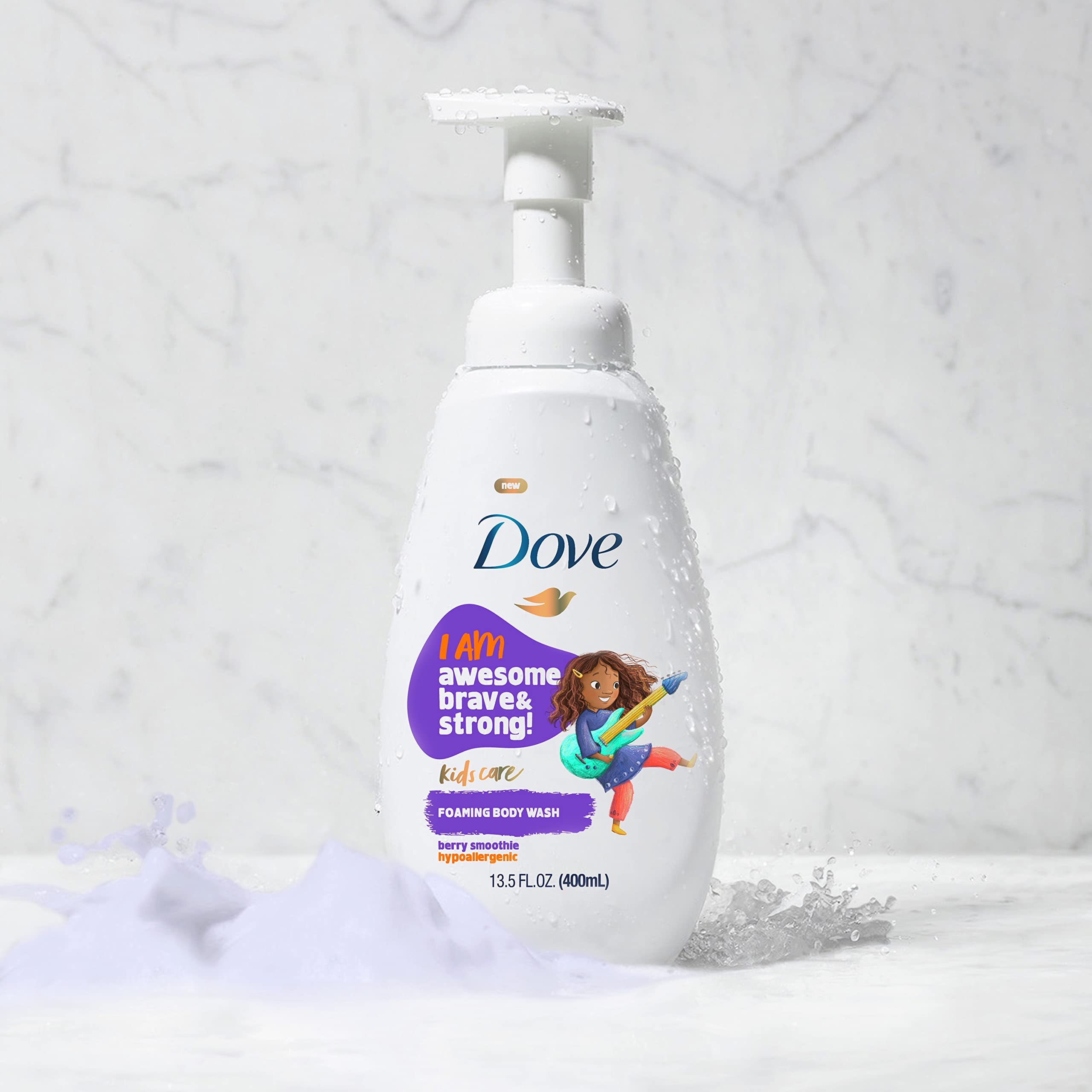 DOVE I AM AWESOME KIDS CARE FOAMING BODY WASH 13.5oz/400ml