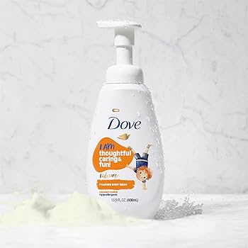 DOVE I AM THOUGHTFUL KIDS CARE FOAMING BODY WASH 13.5oz/400ml