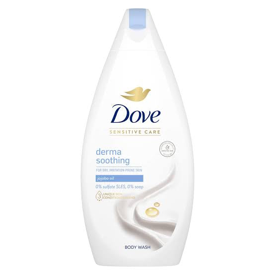 DOVE DERMA SOOTHING BODY WASH 500ml/16.9oz image 0