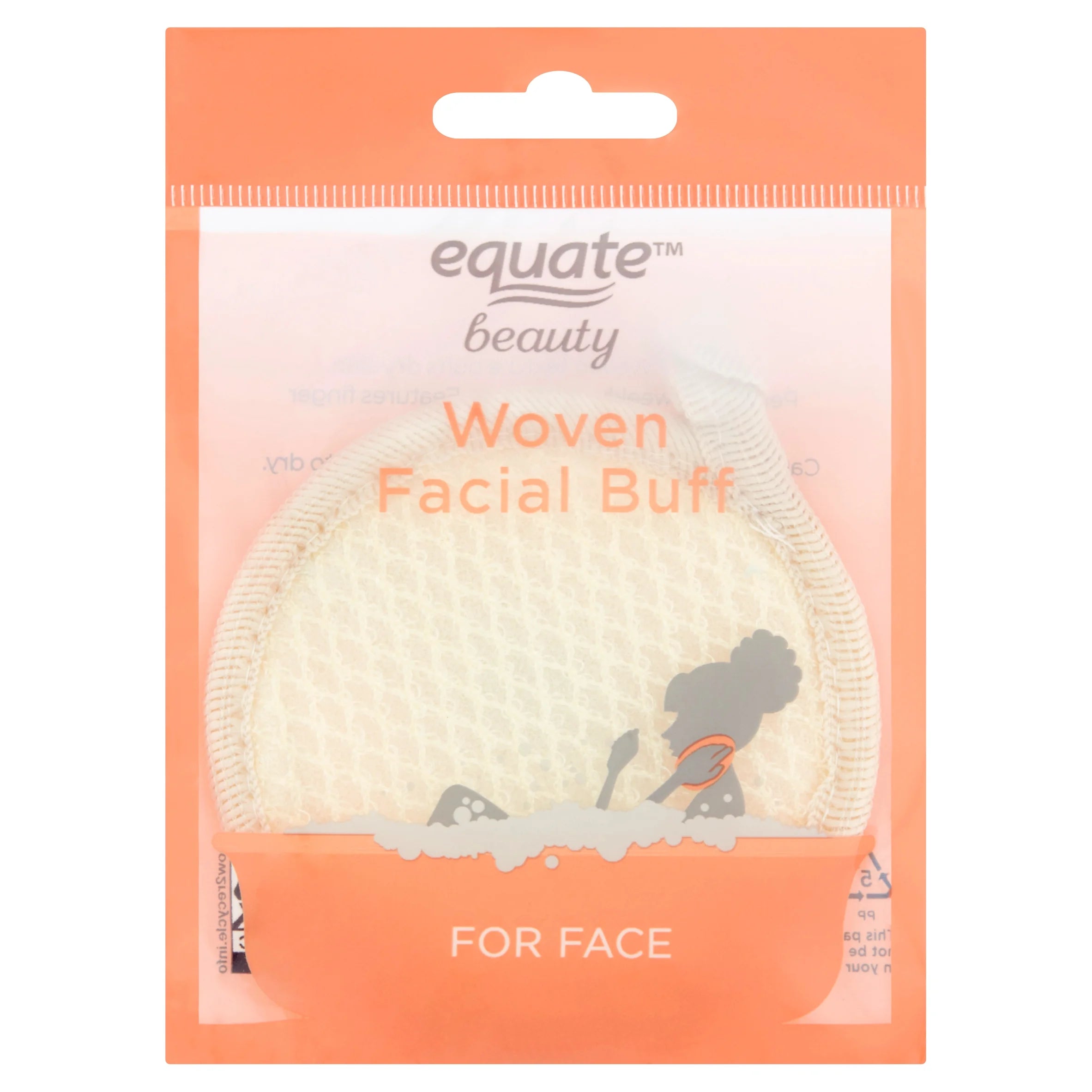 EQUATE BEAUTY WOVEN FACIAL BUFF