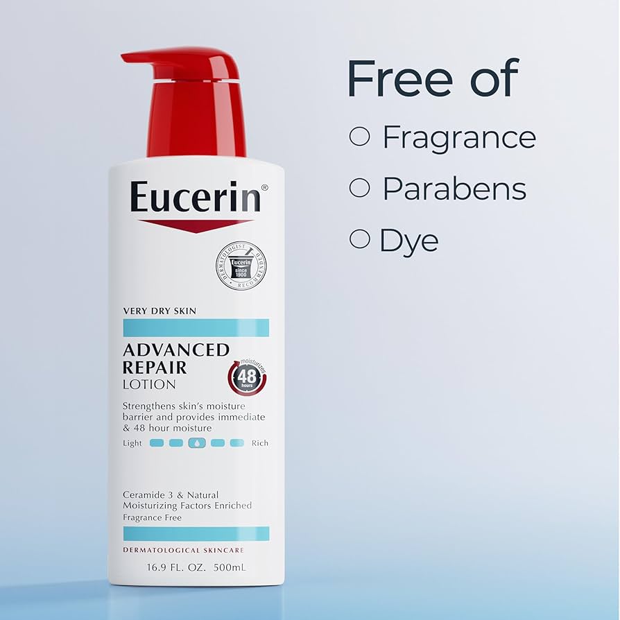 EUCERIN ADVANCED REPAIR LOTION - VERY DRY SKIN 16.9oz/500ml