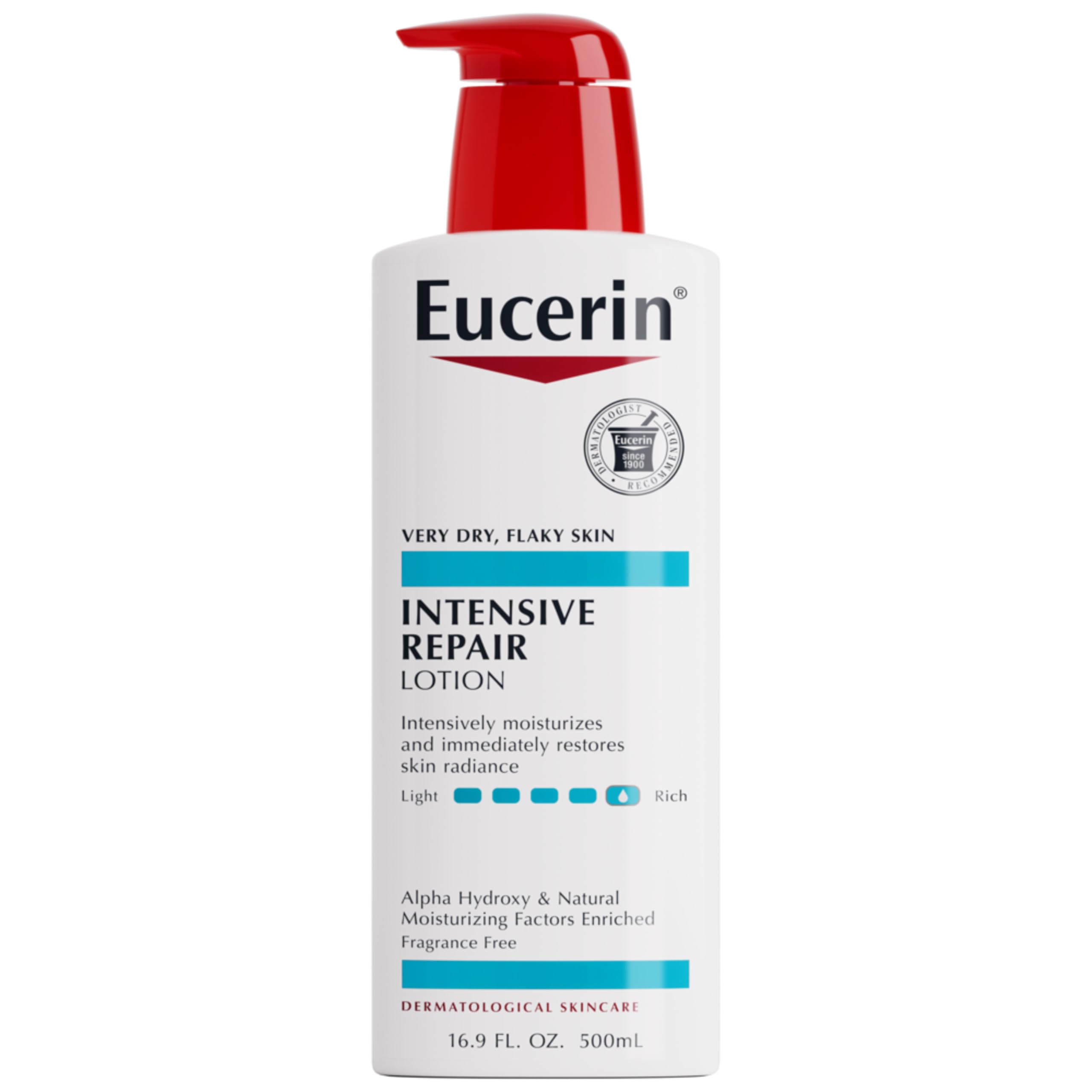 EUCERIN INTENSIVE REPAIR LOTION - VERY DRY, FLAKY SKIN 16.9oz/500ml