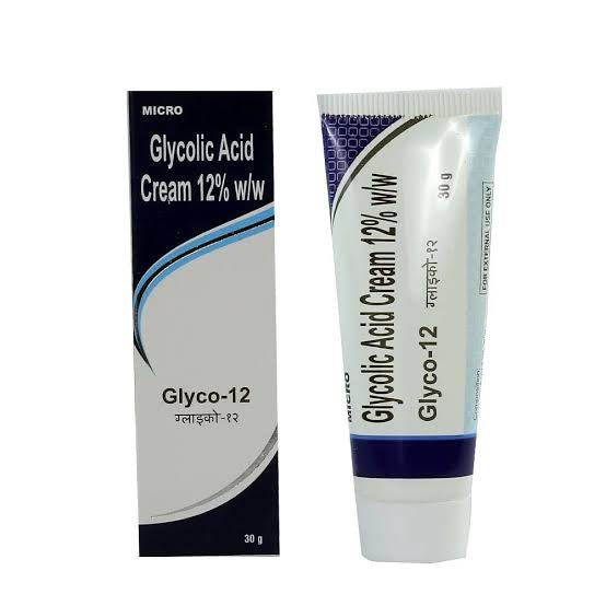 GLYCOLIC ACID CREAM 12% w/w GLYCO-12 30g image 0