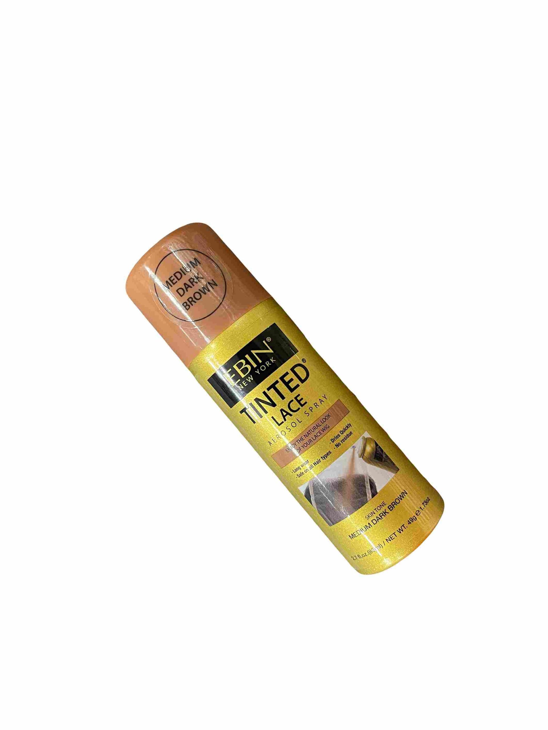 EBIN TINTED LACE AEROSOL SPRAY - MEDIUM DARK BOWN image 0