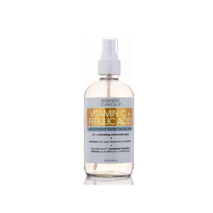 ADVANCED CLINICALS VITAMIN C + FERULIC ACID FACIAL MIST 8oz/237ml image 0
