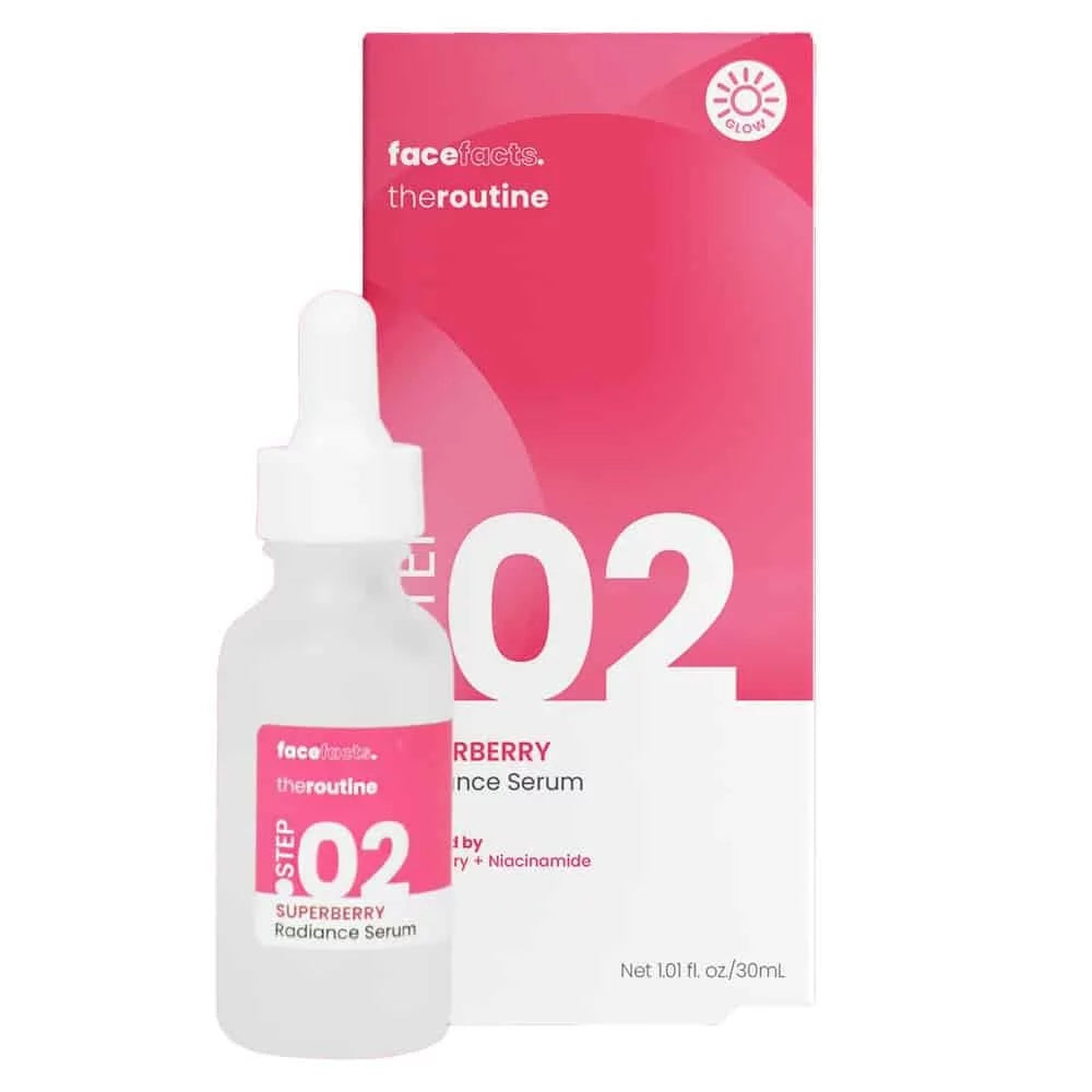 FACEFACTS THE ROUTINE STEP 02 SUPERBERRY RADIANCE SERUM 1.01oz/30ml image 0