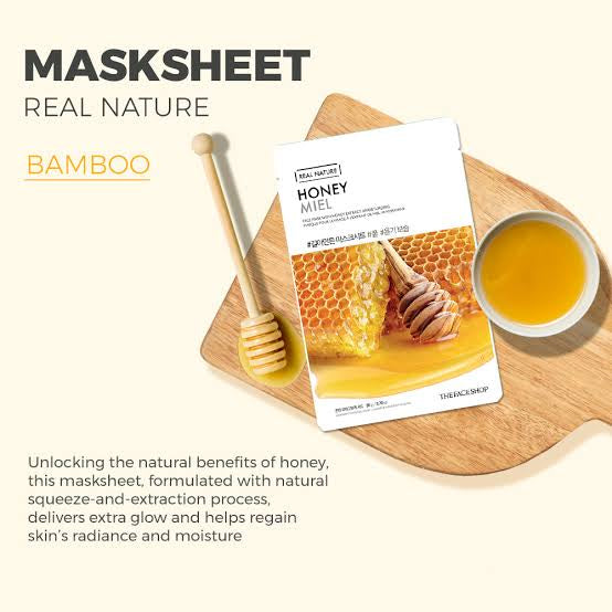 THE FACE SHOP REAL NATURE HONEY SHEET MASK image 0