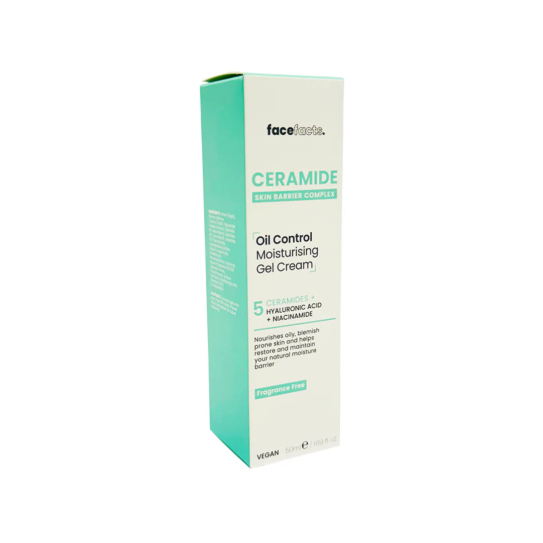 FACEFACTS OIL CONTROL MOISTURISING GEL CREAM 50ml/1.69oz
