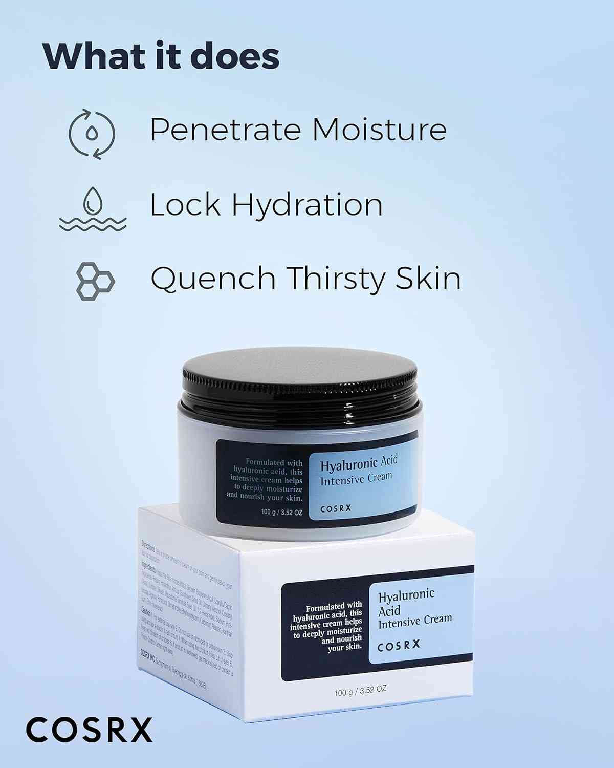 COSRX HYALURONIC ACID INTENSIVE CREAM 100g/3.52oz image 0