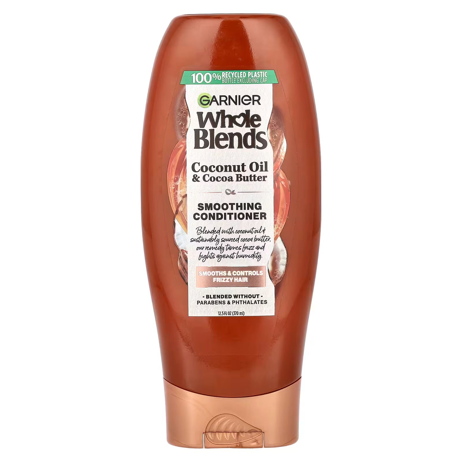GARNIER WHOLE BLENDS COCONUT OIL & COCOA BUTTER SMOOTHING CONDITIONER 12.5oz/370ml