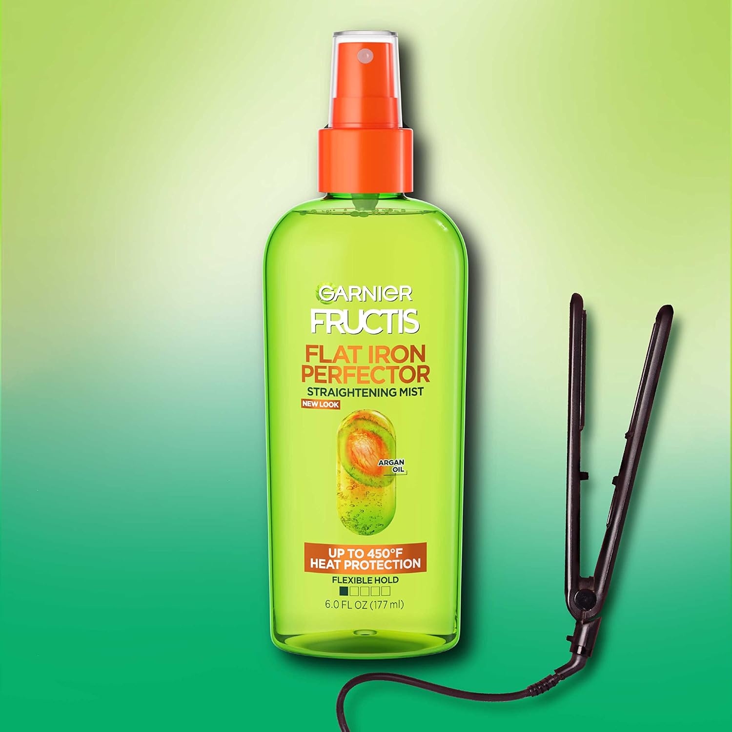 GARNIER FRUCTIS FLAT IRON PERFECTOR STRAIGHTENING MIST 6.0oz/177ml