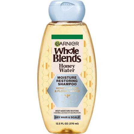 GARNIER WHOLE BLENDS HONEY WATER MOISTURE RESTORING SHAMPOO 12.5oz/370ml