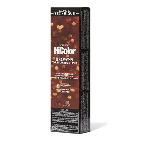 LOREAL HICOLOR BROWNS - H6 LIGHT AUBURN 49.29g/1.74oz