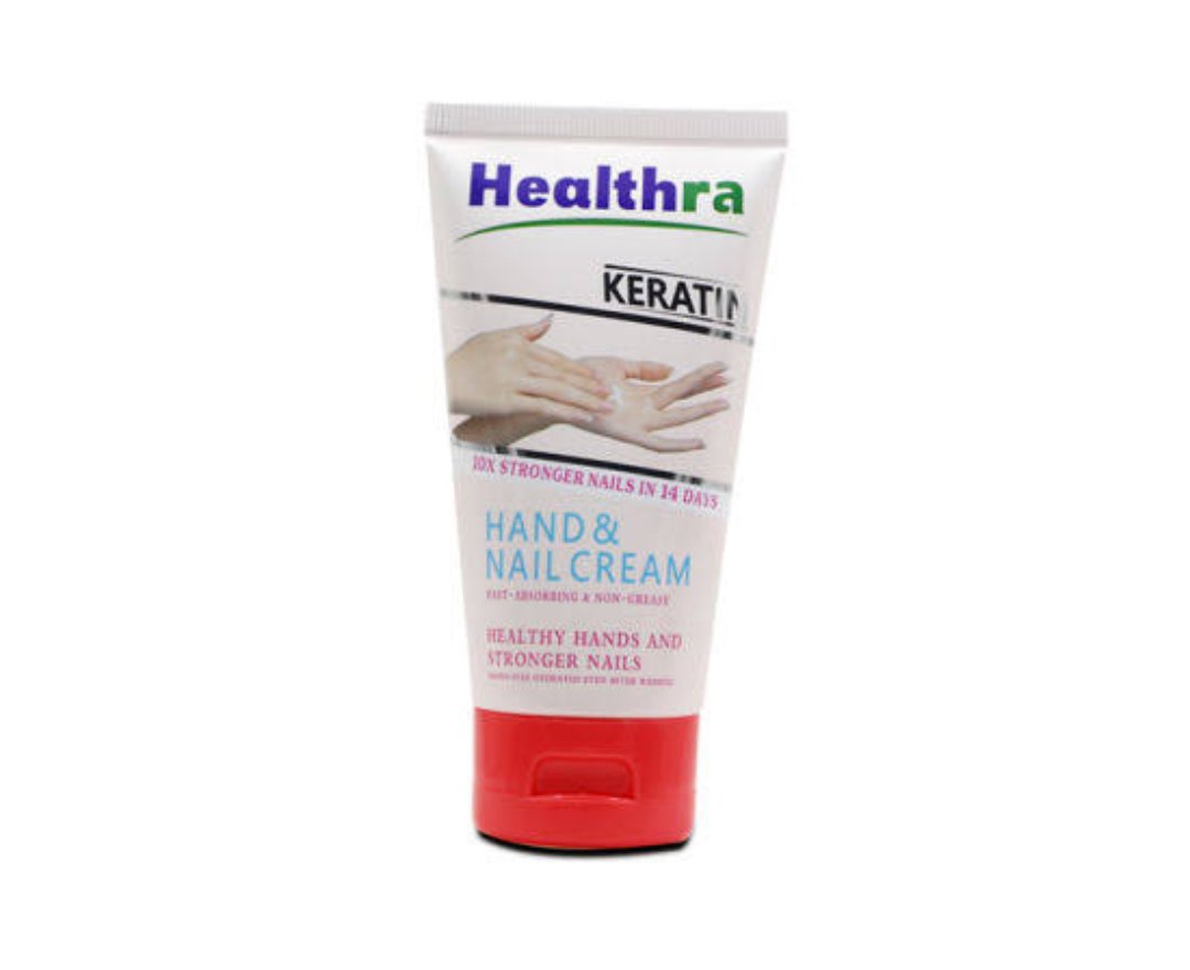 HEALTHRA KERATIN HAND & NAIL CREAM 75ml