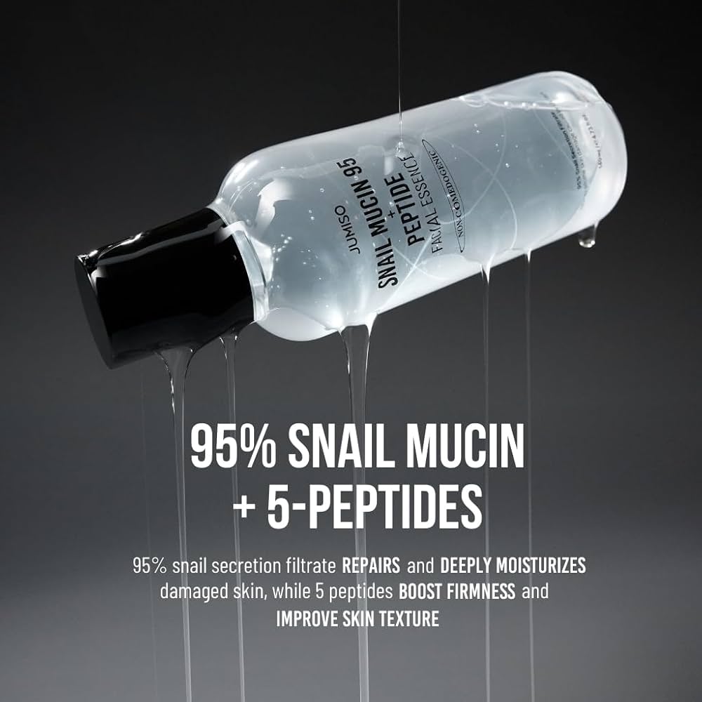 JUMISO SNAIL MUCIN 95 + PEPTIDE FACIAL ESSENCE 140ml/4.73oz