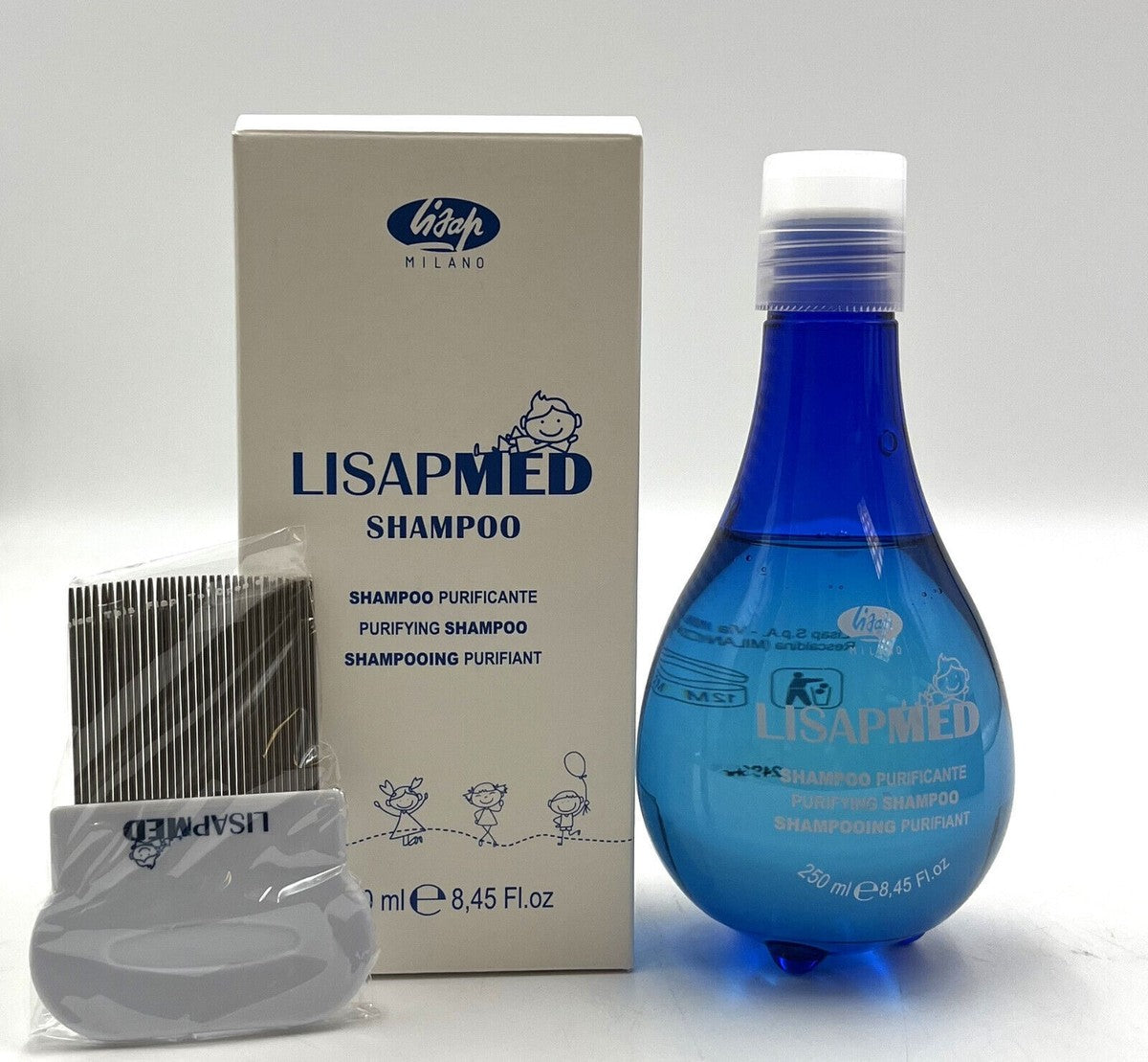 LISAPMED SHAMPOO  - LICE SHAMPOO 250ml/8.45oz