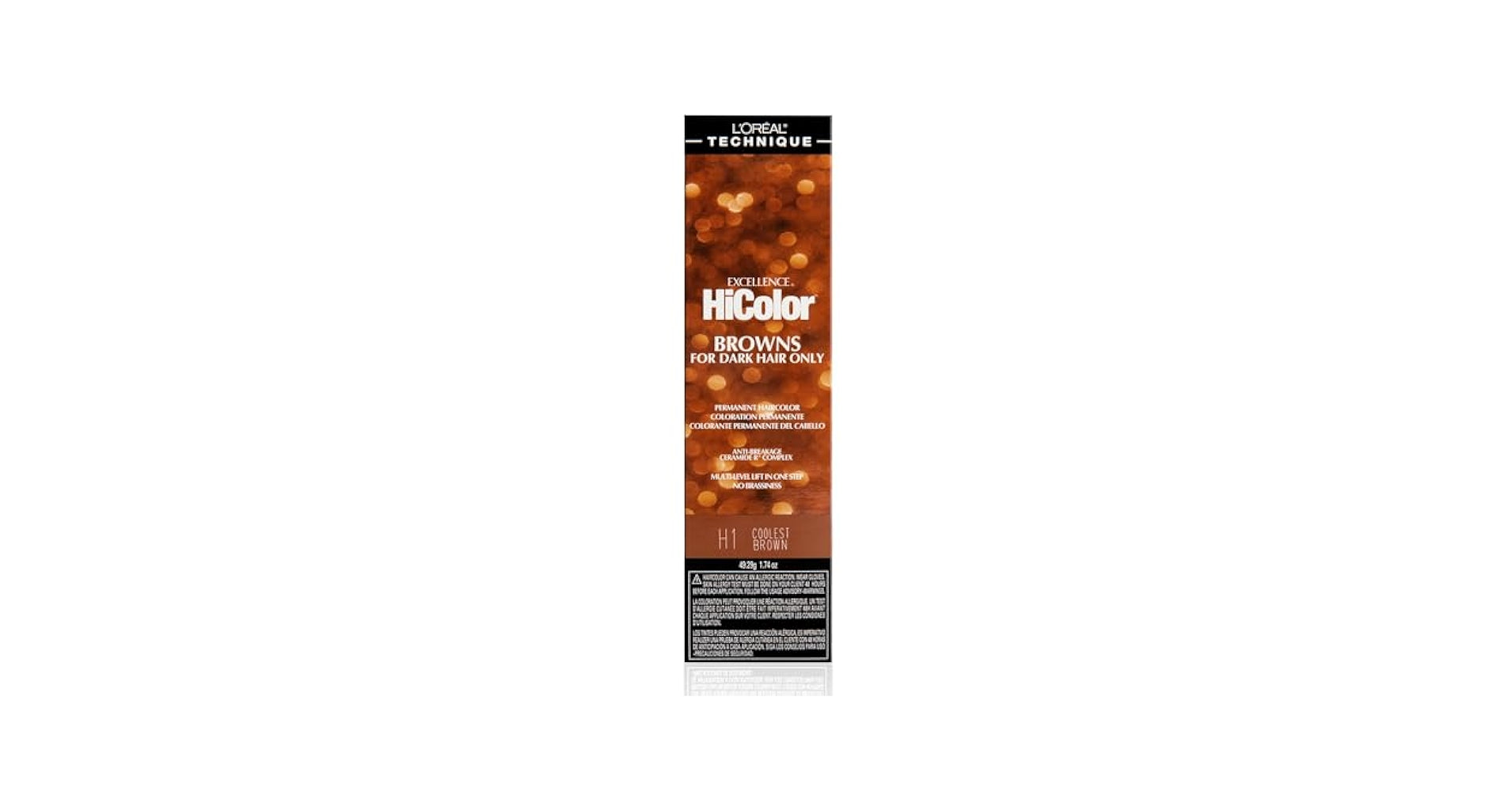 LOREAL HICOLOR BROWNS - H1 COOLEST BROWN 49.29/1.74
