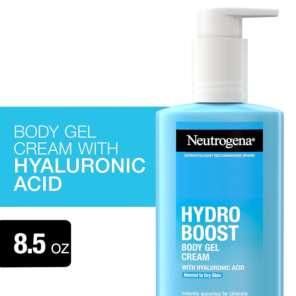 NEUTROGENA HYDRO BOOST BODY GEL CREAM - With Hyaluronic Acid 8.5oz/240g