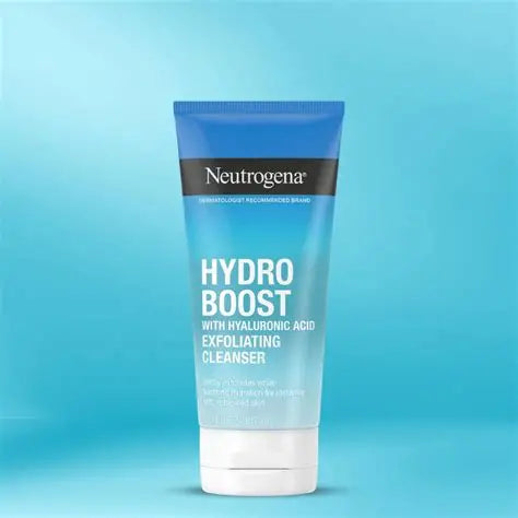 NEUTROGENA HYDRO BOOST EXFOLIATING CLEANSER - WITH HYALURONIC ACID 5.0oz/147ml