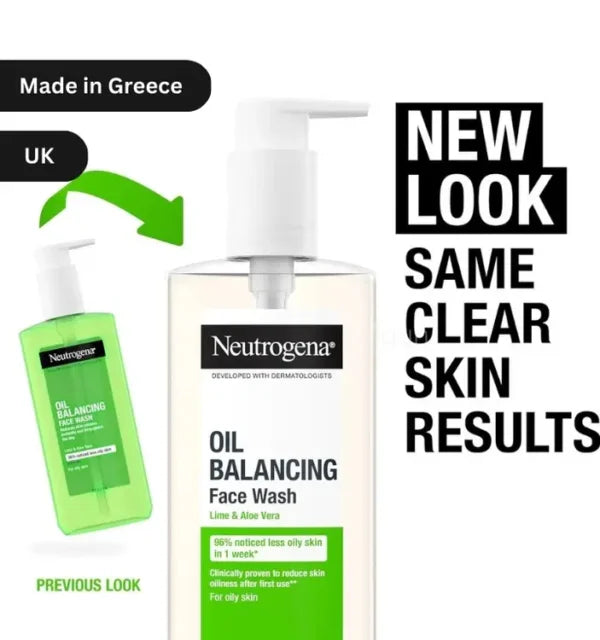 NEUTROGENA OIL BALANCING FACE WASH 200ml